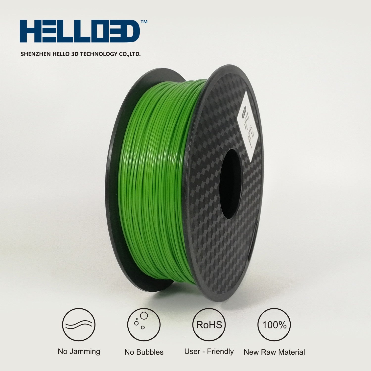 PLA 1.75mm Printing Filament 1KG Roll - Dark Green image