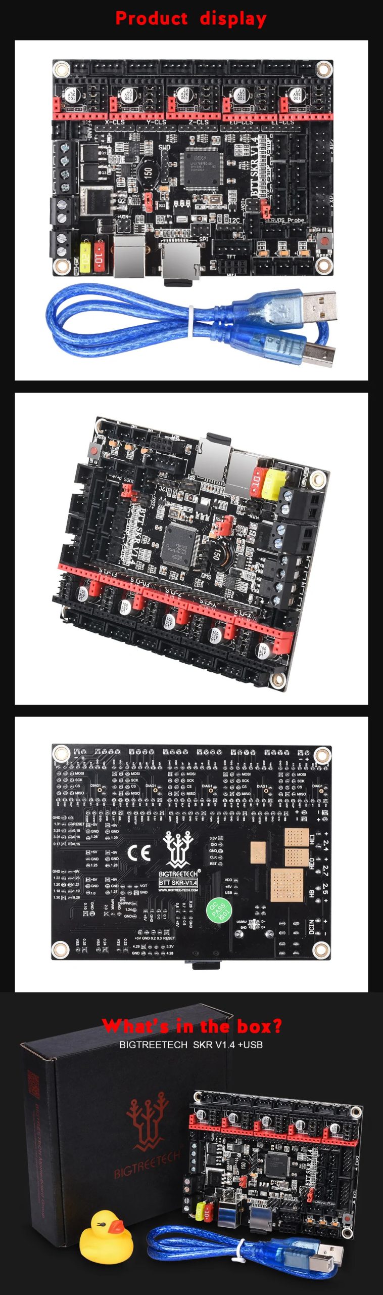 BigTreeTech SKR 1.4 32 bit Mainboard image 3