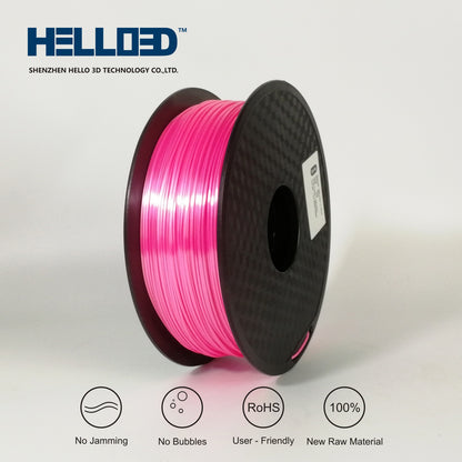 Silky PLA 1.75 3D Printing Filament - Pink image