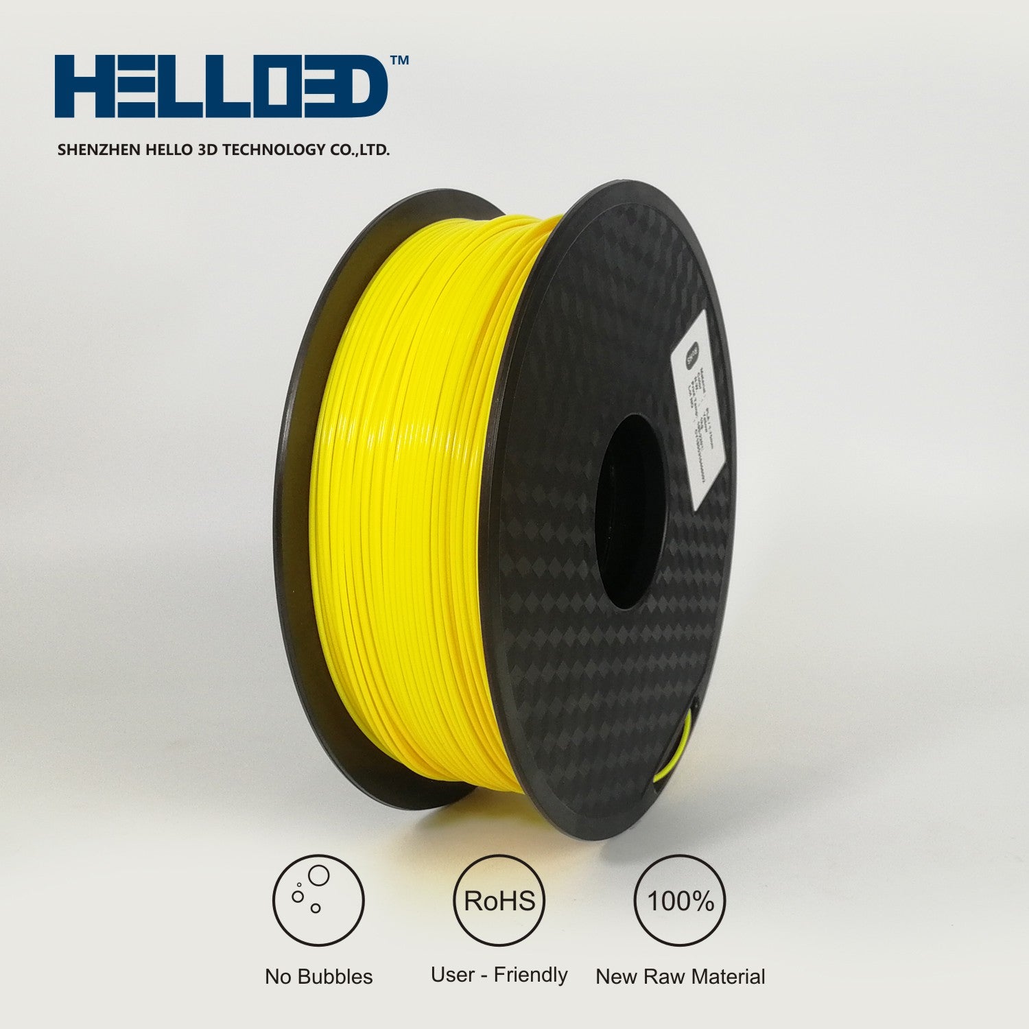 ABS 1.75 3D Printing Filament - Yellow image