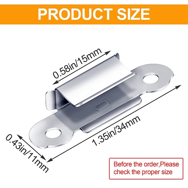 Creality Low Profile 5mm Bed Clips image 1