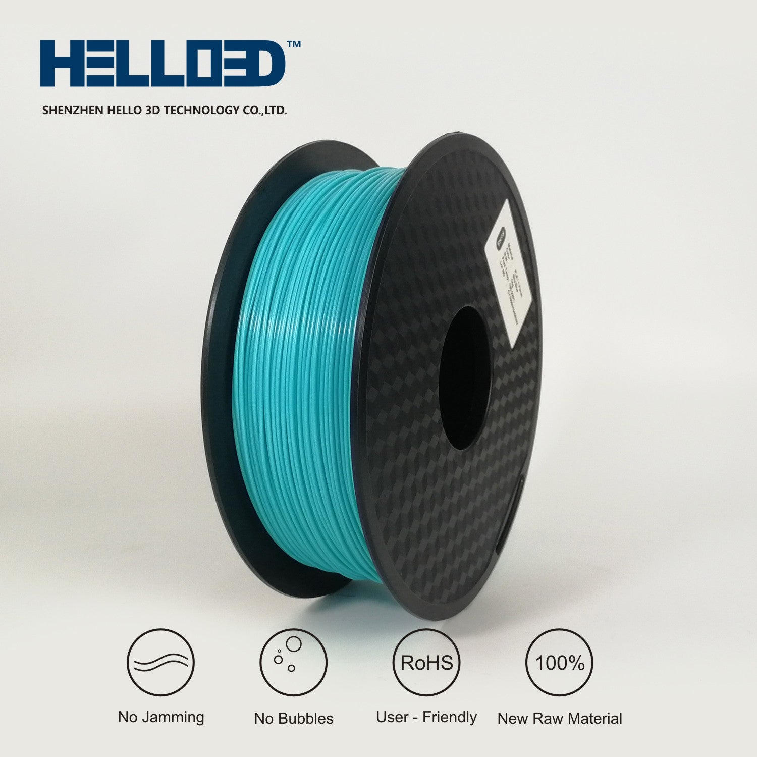 PLA 1.75mm Printing Filament 1KG Roll - Sky Blue image