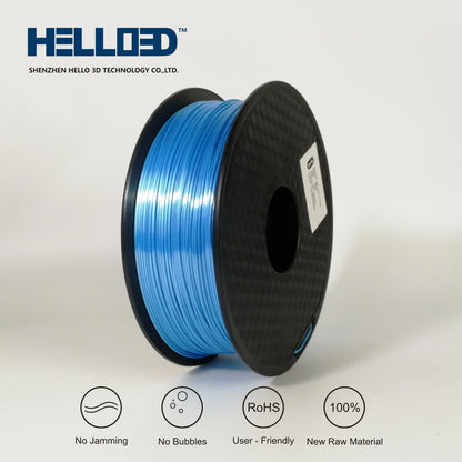 Silky PLA 1.75 3D Printing Filament - Blue image