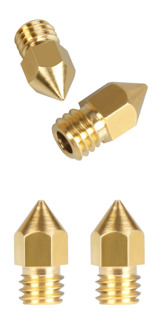 Mk8 Brass Nozzle to Suit Creality Ender 3 CR10 image 0