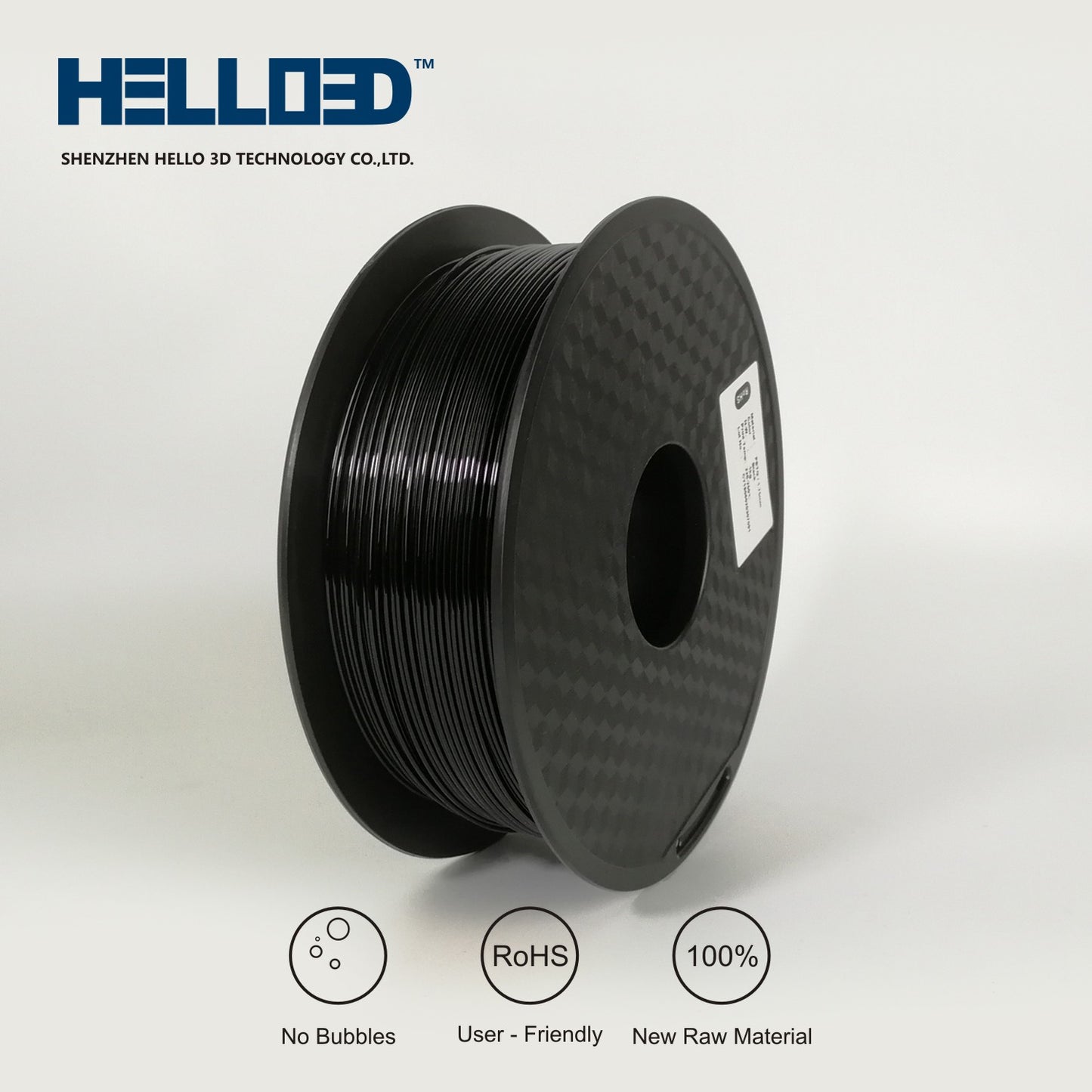 PETG 1.75 3D Printing Filament - Black image