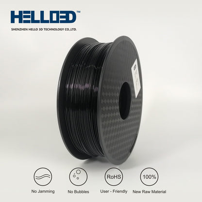 PLA 1.75mm Printing Filament 1KG Roll - Black image
