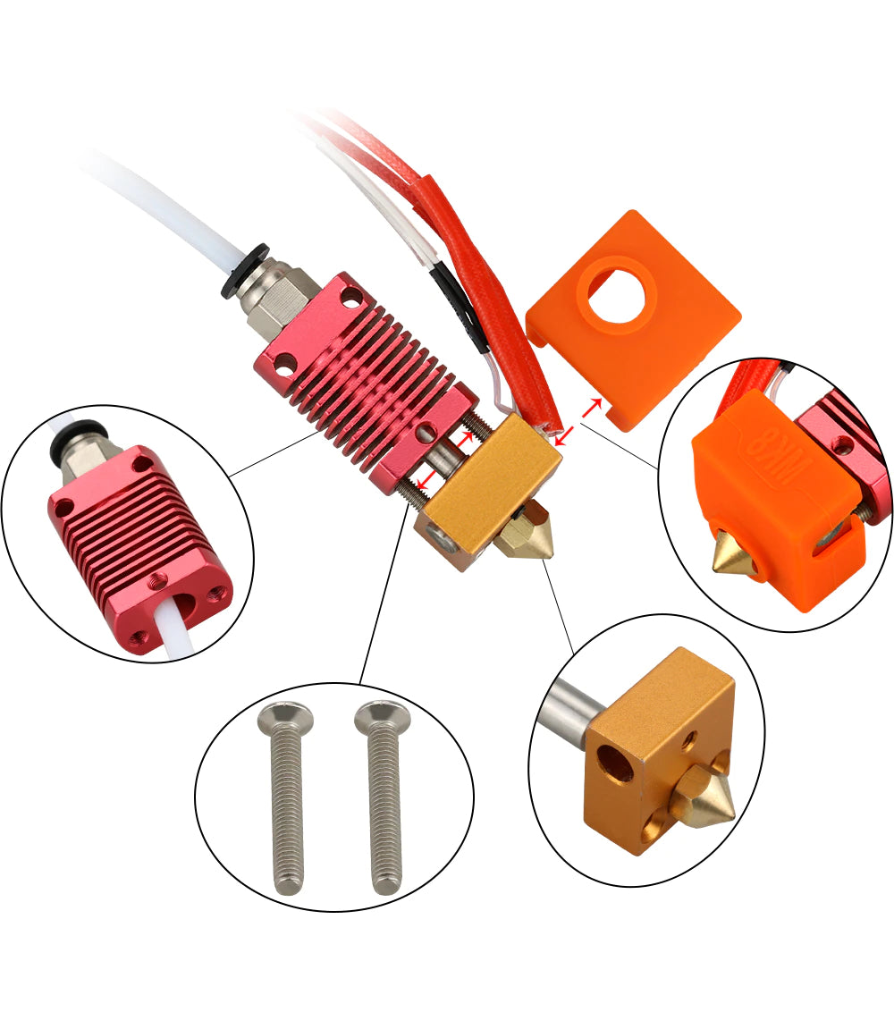 Assembled Extruder Hotend kit for Ender 3 Ender 5 CR Series image 2