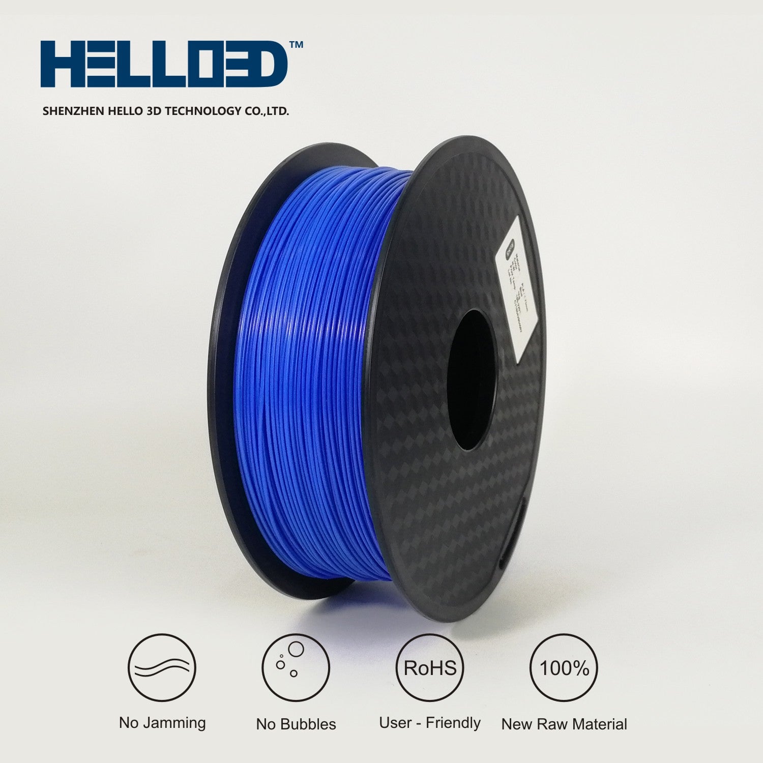 PLA 1.75mm Printing Filament 1KG Roll - Blue image